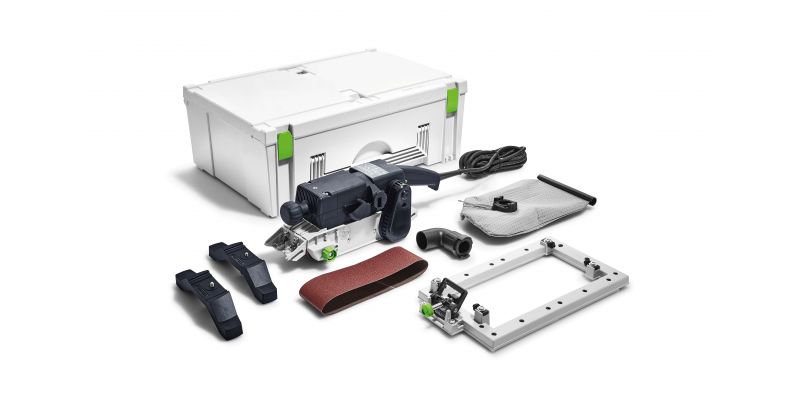 BS 75mm Belt Sander in Systainer with Sanding Frame Set  - BS 75 E-Set