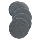 Round 150mm/6" Non-Abrasive Velcro “Scotch Brite” Pads