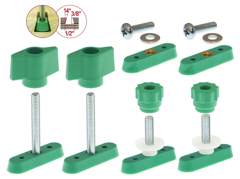 MicroJig Match Fit Dovetail Clamp Pro Pack Kit Of 4