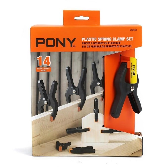 Springy Plastic Hardware Plastic Spring Clamp - Set of 14 – Hammer Roo
