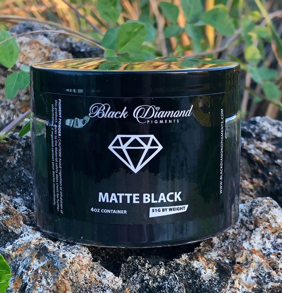Matte Black Pigment Powder | Black Diamond Pigments