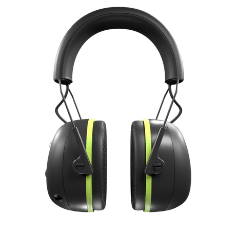 ISOtunes Air Defender Bluetooth Earmuffs - Black/Green