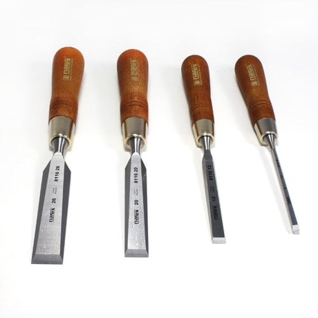 Narex Wood Line Plus Bevel Edge Cabinet Chisels Set of 4