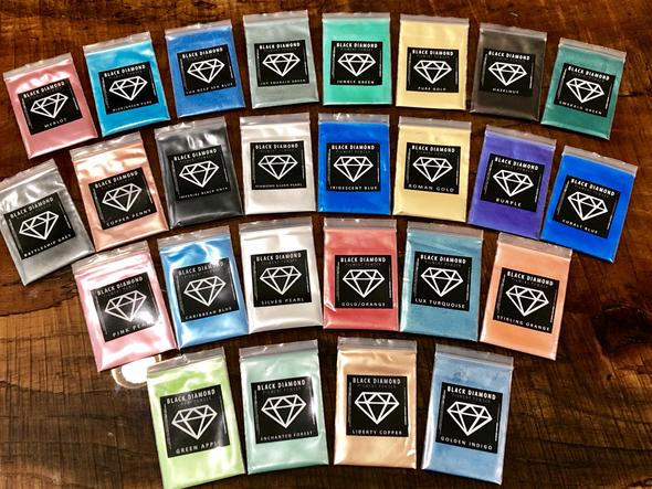 Black Diamond Pigments | Variety Pack #26.2 | 26 Colours