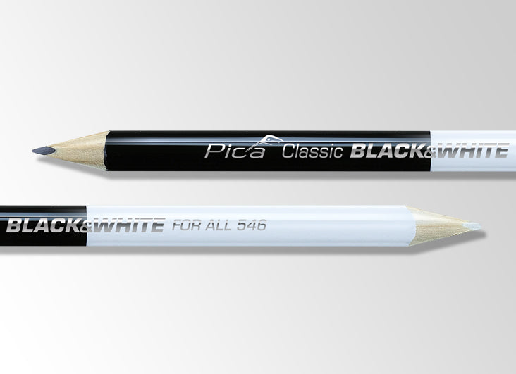 Pica Classic FOR ALL Black & White 546 Universal Marking Pencil